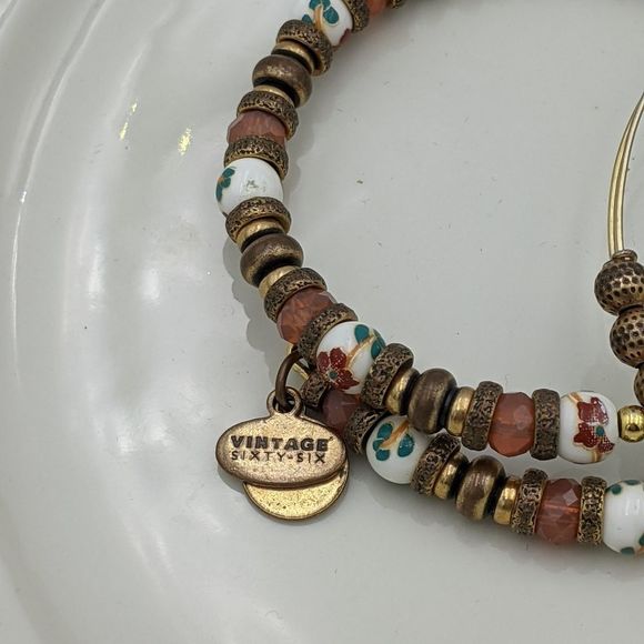 Alex and Ani Rafaleian Gold Romance Wrap Set - Picture 2 of 9